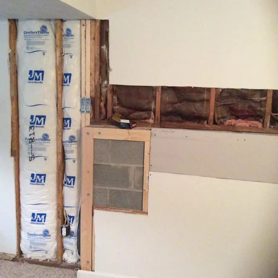 Wall insulation replacement during Contents Cleaning & Restoration in Baker City